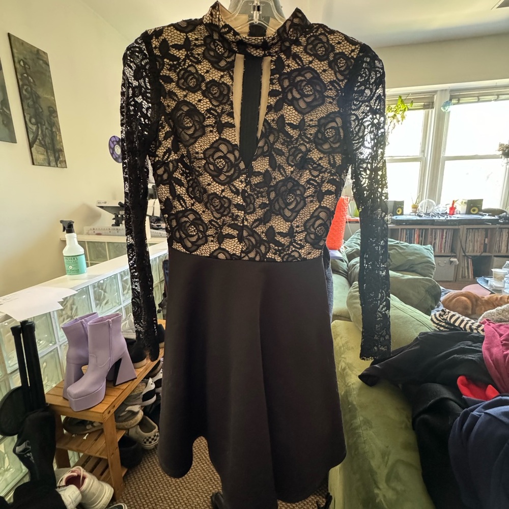 Super cute Lacey long sleeve dress